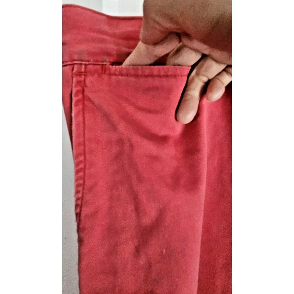 POLO  Ralph Lauren PONY men‎ Sz 40T shorts Salmon Pink flat front classic